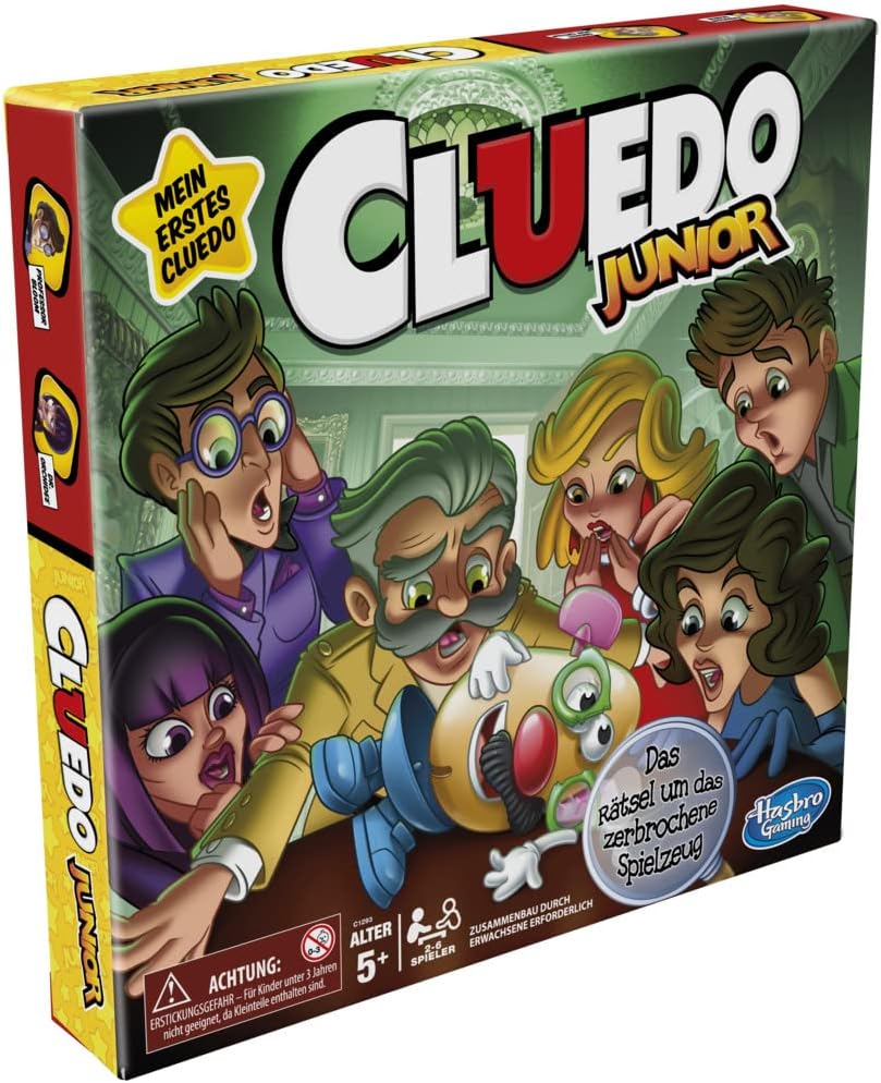 Настольная игра Hasbro Cluedo Junior «Тайна сломанной игрушки», немецкая версия