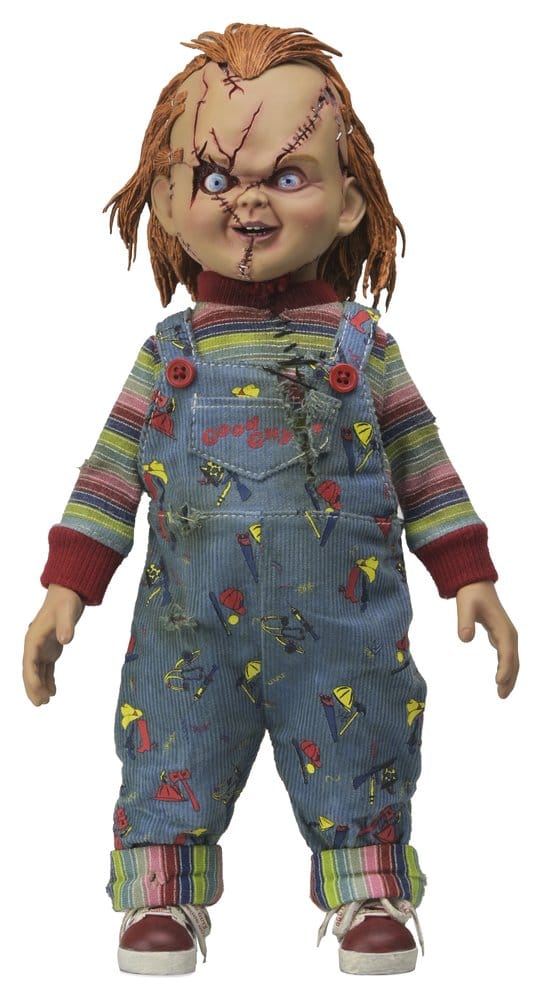 Говорящая фигурка Чаки Mezco Talking Scarred Chucky, 38 см