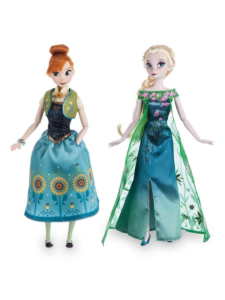 Набор кукол Disney Store «Холодное сердце» Анна и Эльза Summer Solstice, 2 куклы