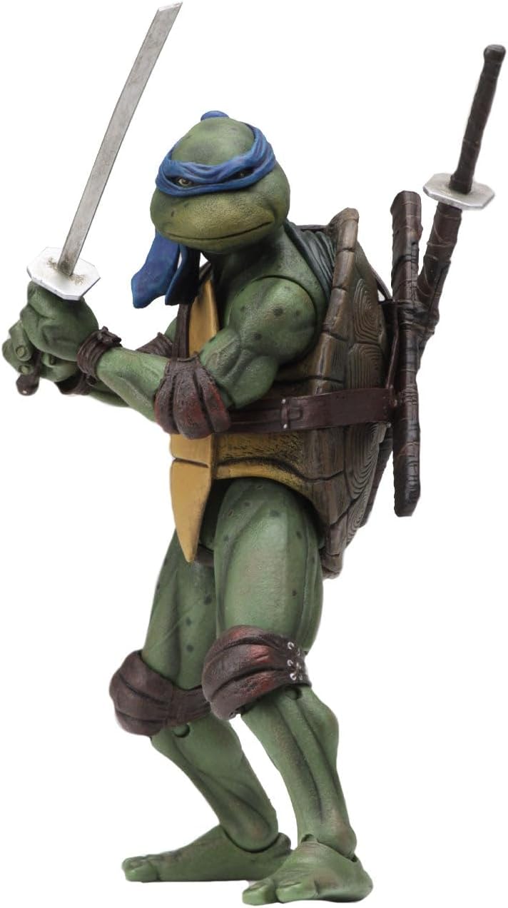 Фигурка NECA Леонардо «Черепашки-ниндзя» (фильм 1990), 7-дюймовая серия