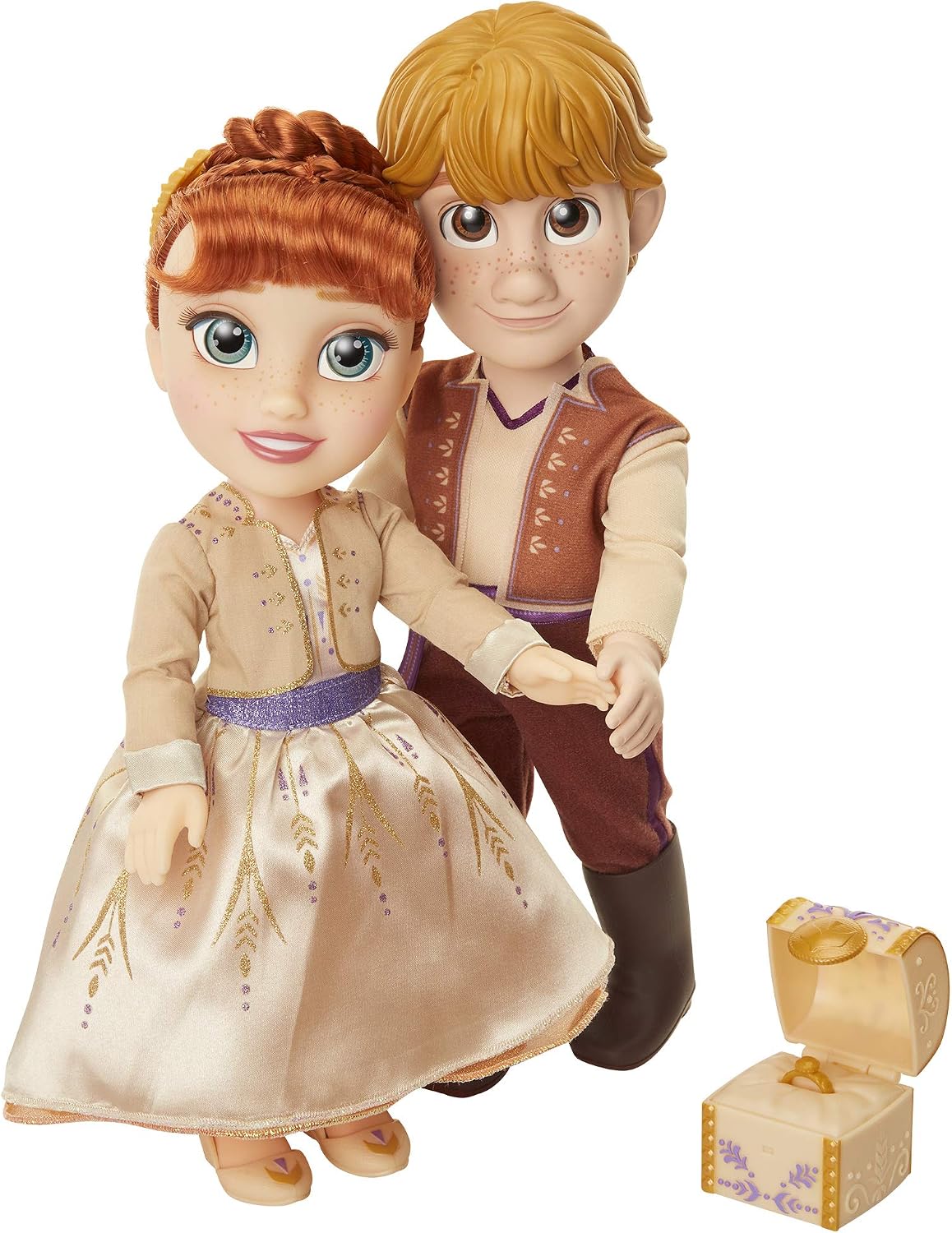 Набор кукол Disney Frozen II Анна и Кристофф с кольцом