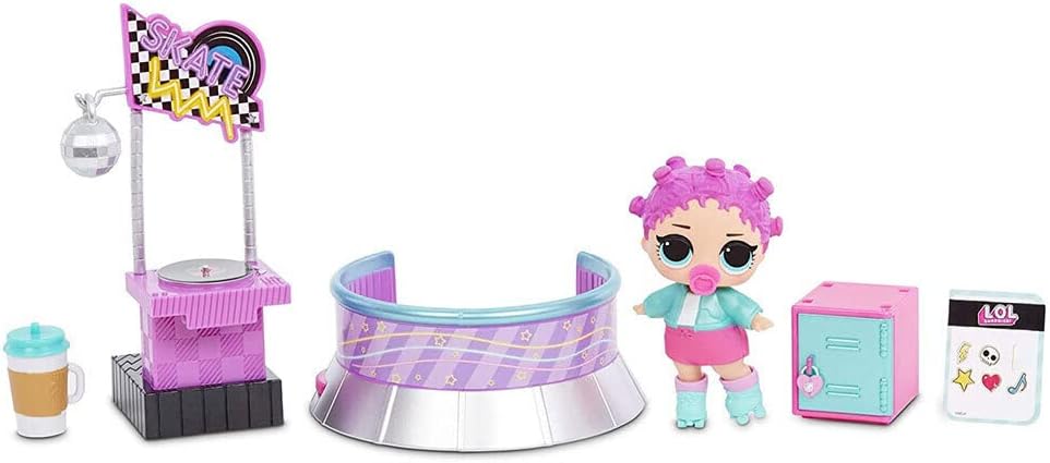 Игровой набор L.O.L. Surprise! Furniture «Роликовая арена» с куклой Roller Sk8er
